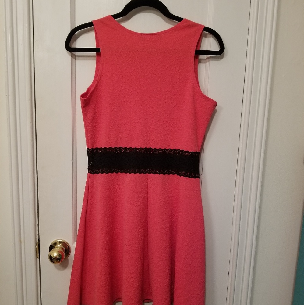 Coral Skater Dress - Picture 3 of 4